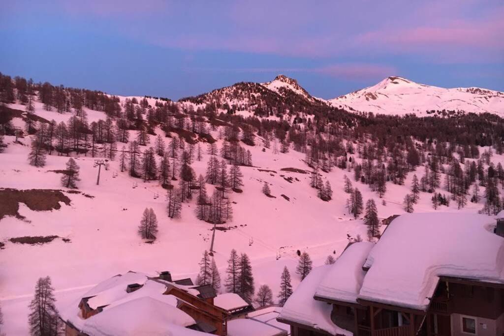 Apt 2 Chambres En Duplex Chalet Des Rennes Vars 2000M Piscine Interieure Et Exterieure 외부 사진