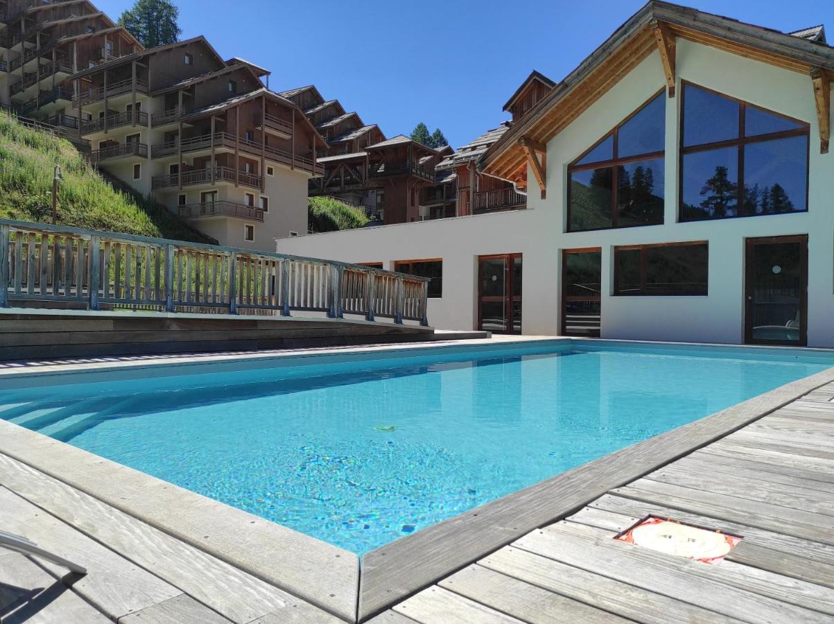 Apt 2 Chambres En Duplex Chalet Des Rennes Vars 2000M Piscine Interieure Et Exterieure 외부 사진